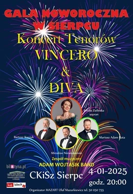 Gala Noworoczna - Trzech Tenorów - Vincero & Diva